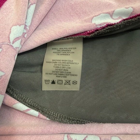 Title Nine Floral Rash Guard Swim Shirt Small Long Sleeve Zip Neck Women's - Picture 7 of 9